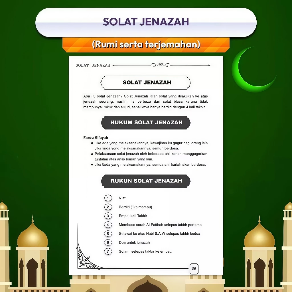 Kandungan Buku Sempurnakan Solat